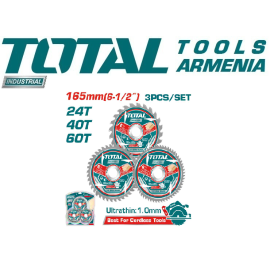 Գերբարակ TCT սղոցի շեղբերի հավաքածու