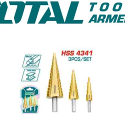 3 Pcs step drill bit set