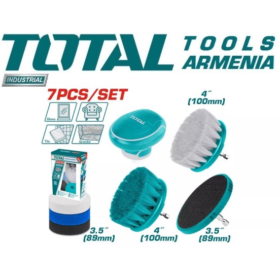 Set of 7 cleaning attachments