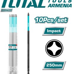 PH2 impact screwdriver 250mm bits set 10pcs