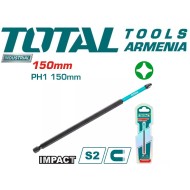 Impact screwdriver bit 150mm
