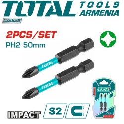 PH2 impact screwdriver bits set 2pcs