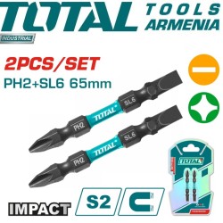 Impact bits double-sided 2 pcs