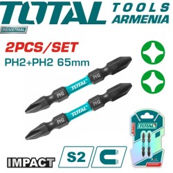 Impact bits double-sided 2 pcs PH2