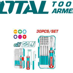 30 Pcs Interchangeable screwdriver and bits set