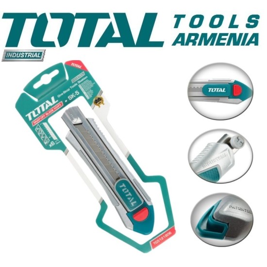 Retractable knife with aluminum body Retractable knife with aluminum body
