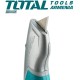 Knife with retractable trapezoidal blade Knife with retractable trapezoidal blade