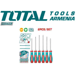 6 Pcs go-through screwdriver set
