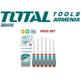6 հատ անցնող պտուտակահանների հավաքածու