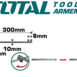 Bending bar 300mm