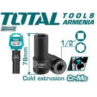 Impact deep socket head 24mm