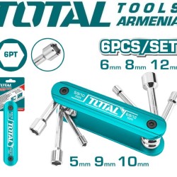 Folding set of nut driver 6 pcs.