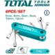 Folding set of nut driver 6 pcs. Folding set of nut driver 6 pcs.