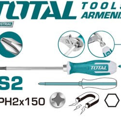 Impact Crosshead Screwdriver PH2x150mm