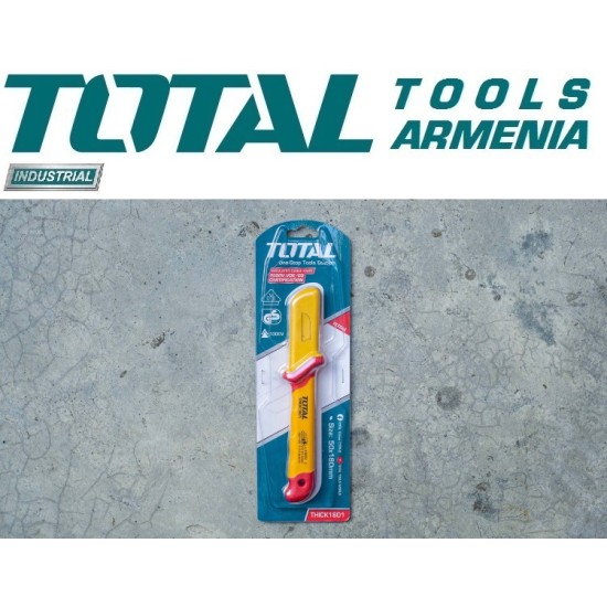 Insulated cable stripping knife