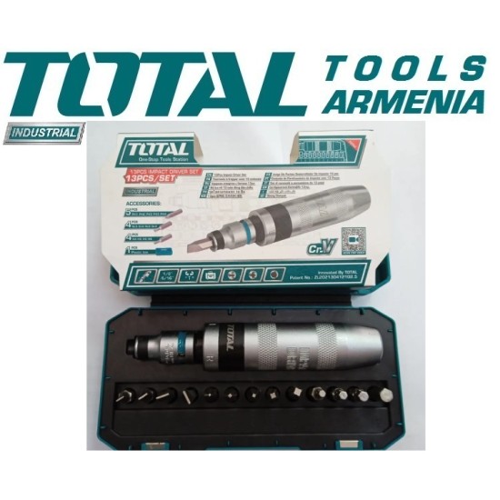 Impact screwdriver with bits 13pcs Impact screwdriver with bits 13pcs