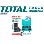 8pcs deep impact socket set 3/4inch