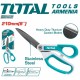 Rubber grip long-blade scissors 210mm Rubber grip long-blade scissors 210mm