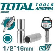 Spark plug socket 16mm - 1/2 "