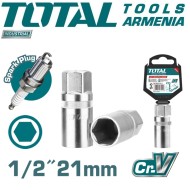 Spark plug socket 21mm - 1/2 "
