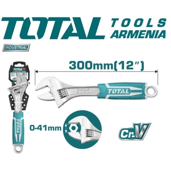 Adjustable Wrench 300mm(12˝) Adjustable Wrench 300mm(12˝)