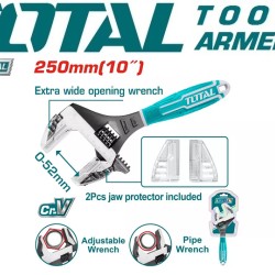 2 IN 1 adjustable wrench