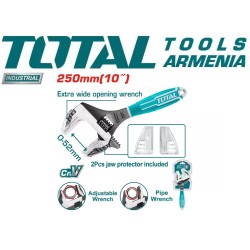 2 IN 1 adjustable wrench