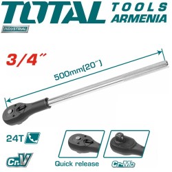 Ratchet wrench 3/4" - 500mm