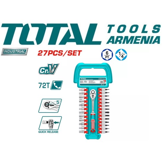Socket set 27pcs