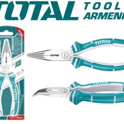 Long nose pliers curved 160mm