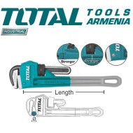 Pipe wrench 0-34mm  - 250mm 10"