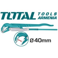 Heavy duty pipe wrench 0-40mm