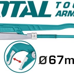 Heavy duty pipe wrench 0-67mm