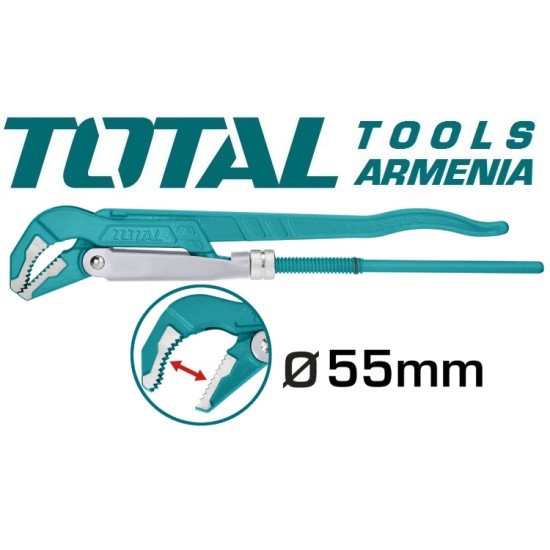 Heavy duty pipe wrench 0-55mm Heavy duty pipe wrench 0-55mm