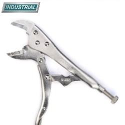 Manual clamp with straight jaws 175mm
