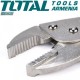 Manual clamp with straight jaws 250mm