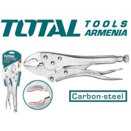 Manual clamp with straight jaws 250mm
