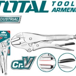Manual clamp with straight jaws 250mm
