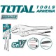 Manual clamp with straight jaws 250mm