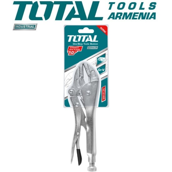 Manual clamp with straight jaws 250mm Manual clamp with straight jaws 250mm
