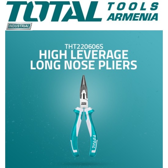 High strength long nose pliers 160mm