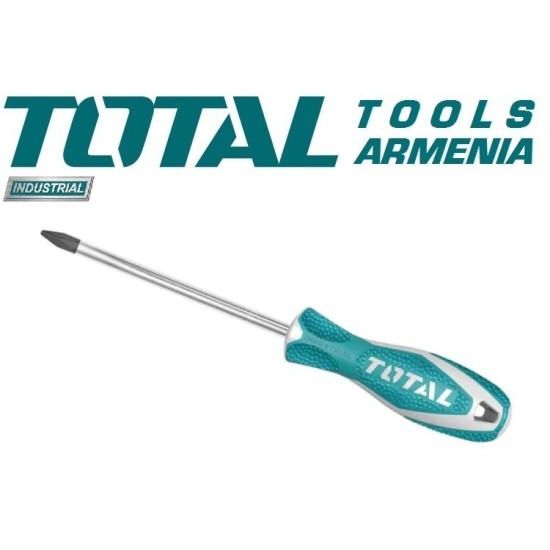 Phillips crosshead screwdriver PH1x75 mm Phillips crosshead screwdriver PH1x75 mm