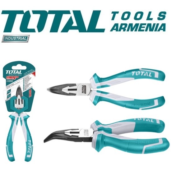 Long nose pliers curved 160mm