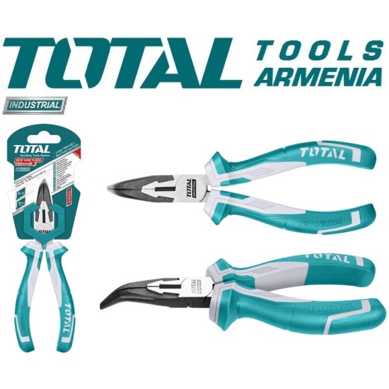 Long nose pliers curved 160mm