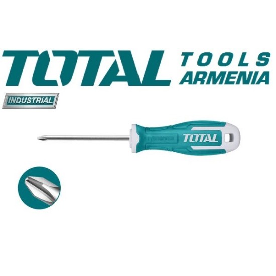 Phillips crosshead screwdriver ﻿﻿﻿PH1x75mm