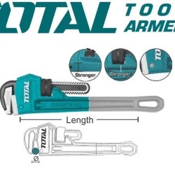 Pipe wrench 450mm 18"