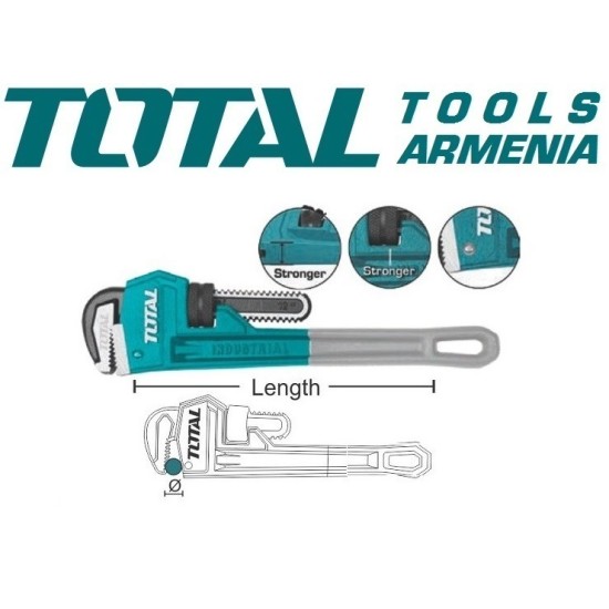 Pipe wrench 600mm 24"