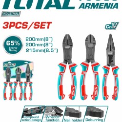 Compound Action Pliers Set 3 pcs