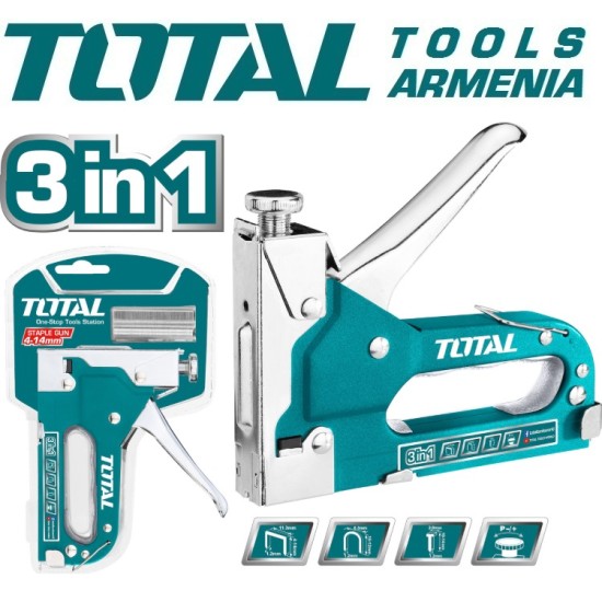 Staple gun 3 in 1