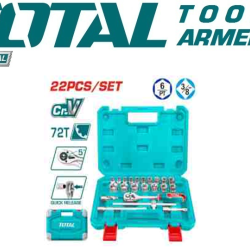 22 Pcs 3/8" socket set
